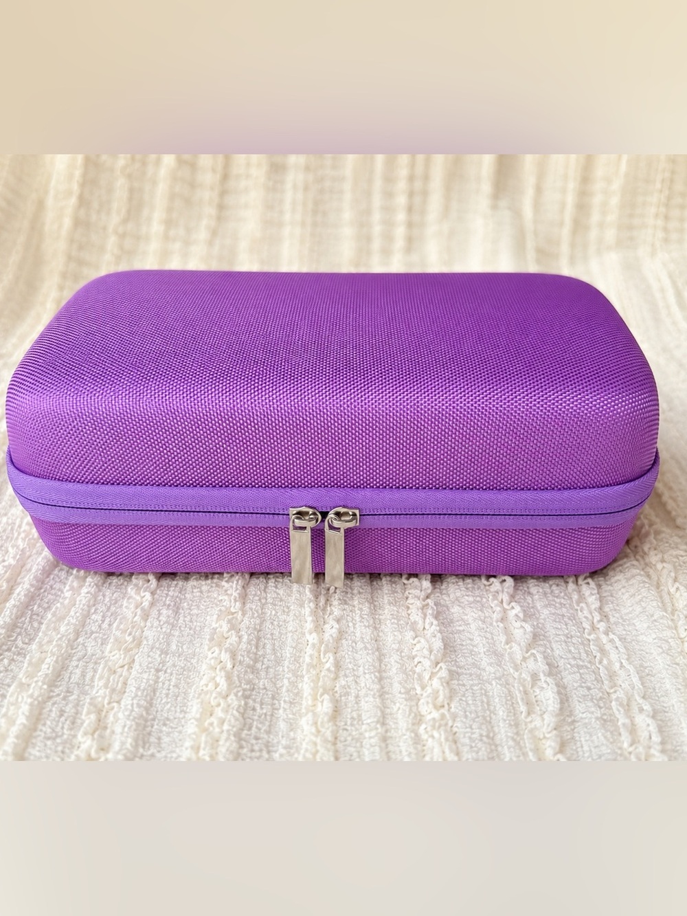 Purple Travel Storage Case Organizer | Speaker Case | 10” x 5” x 4.5”